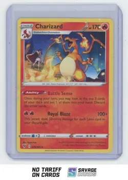 2020 Pokemon Sword & Shield Vivid Voltage Charizard #025/185 - Image 1
