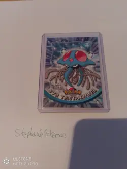 Pokemon Tentacruel #73 Topps TV Animation Series Red Logo Mint Pack Fresh - Image 1