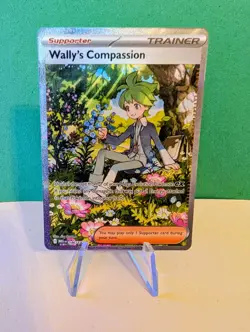 Pokemon TCG Wally’s Compassion Trainer SIR Mega Evolution 186/132 - Image 1