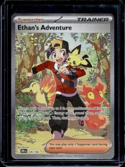 2025 Pokemon SV Destined Rivals DRI EN Ethan's Adventure #236/182 - Image 1