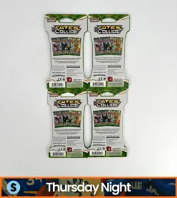 POKEMON TCG XY FATES COLLIDE SLEEVED BOOSTER PACKS LOT OF 4 - Image 2