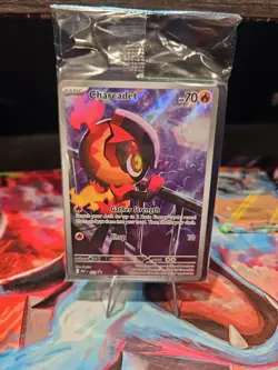 Charcadet 022 ETB Black Star Promo - Pokemon TCG Phantasmal Flames - NM/SEALED - Image 4