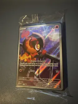 Charcadet 022 ETB Black Star Promo - Pokemon TCG Phantasmal Flames - NM+/SEALED - Image 1