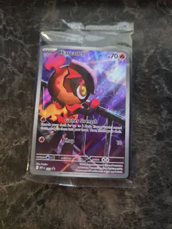 Pokemon TCG Charcadet 022 ETB Black Star Promo Sealed- Phantasmal Flames NM Card - Image 1