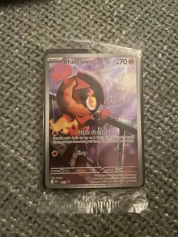Charcadet 022 ETB Black Star Promo - Pokemon TCG Phantasmal Flames - NM/SEALED - Image 1