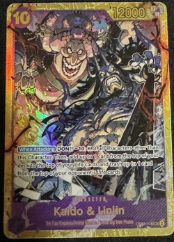 Kaido and Linlin OP08-119 SEC Alt One Piece TCG Two Legends NM Pack Fresh - Image 1