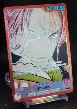 Shanks OP09-001 L Leader Foil English Emperors in the New World One Piece - Image 5