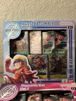One Piece Illustration Box Vol. 3 and 4 Factory Sealed - Image 3