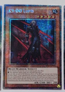 K9-00 LUPIS JUSH-EN034 STARLIGHT RARE 1st EDITION YUGIOH *NEW & MINT* - Image 1