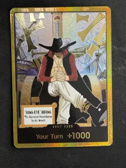 DON!! Card (Dracule Mihawk) (Gold) - The Azure Sea's Seven (OP14) - Image 1