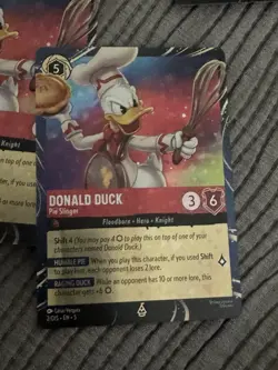Disney Lorcana Magical Places Rapunzel & Donald Duck EPCOT Promo Card 5 Each - Image 2