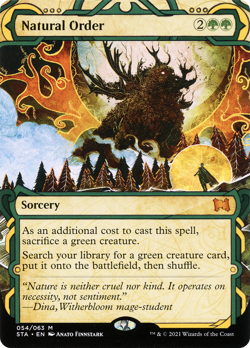 x1 Natural Order STA MTG 54 SHOWCASE BORDERLESS MYTHIC M/NM 1x - Image 1