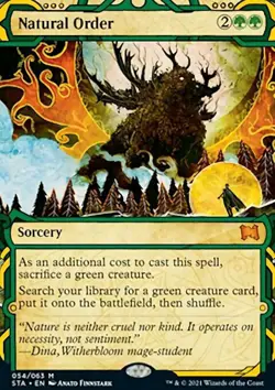 MTG Magic the Gathering Natural Order (54/252) Strixhaven Mystical Archive NM - Image 1