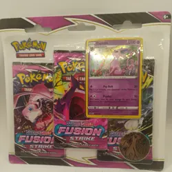Pokemon TCG: Fusion Strike ***3-Pack Blister*** Factory Sealed! Espeon!! - Image 1