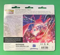 POKEMON TCG SWORD & SHIELD FUSION STRIKE 3 PACK BLISTER W/ ESPEON FACTORY SEALED - Image 2