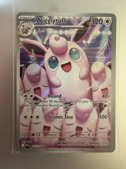 Pokemon TCG Wigglytuff Illustration Rare 105/094 Phantasmal Flames Near Mint - Image 1