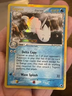 Pokemon TCG Togetic EX Dragon Frontiers 11/101 Reverse Holo stamped Foil Card - Image 1