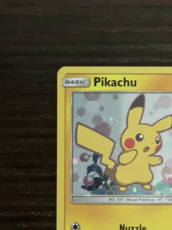 Pokemon Pikachu TCG Sun & Moon Black Star Promo SM162 Holo Card NM Condition - Image 3