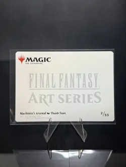 Machinist's Arsenal 2/53 - Art Series Gold Stamped - Final Fantasy MTG Art Card - Image 2