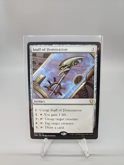 Staff of Domination - Near Mint MTG Commander Legends # 343 - Image 1