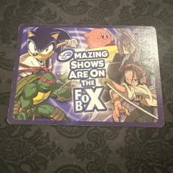 Kirby Slide Ninja Turtles Sonic Fox Box Game Boy gameboy emazing E-Reader Card - Image 1