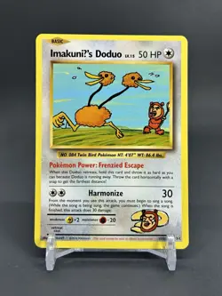 Pokemon Card ImakuniU's Doduo Secret Rare XY - Evolutions 112/108 - Image 1
