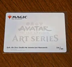 MTG Magic The Gat Avatar Art Series Card 34/54 Koh the Face Stealer GOLD Stamped - Image 2