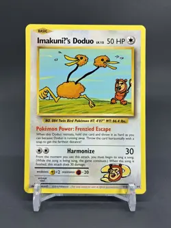 Pokemon Card ImakuniU's Doduo Secret Rare XY - Evolutions 112/108 - Image 1