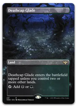 Deathcap Glade (Borderless) #281 (NM) Crimson Vow VOW Magic MTG - Image 1