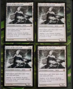 4x NM MTG Spirit of the Labyrinth Born of the Gods 27/165 Regular Near Mint - Image 1