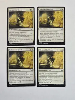 4x Sheltered By Ghosts - Duskmourn - Near Mint - MTG - Image 1
