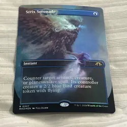 FOIL MTG Strix Serenade (Borderless) #327 Modern Horizons 3 Magic The Gathering - Image 2
