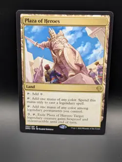 MTG - Plaza of Heroes - Land (Multi) - DMU #252 - Rare - NM - Image 1