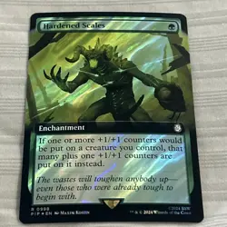 Hardened Scales MTG Fallout Surge Foil 0998 Extended Art Magic The Gathering - Image 2