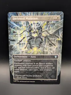 MTG - Darksteel Mutation - BORDERLESS - Enchantment Aura - CMM #623 - UC - NM - Image 1