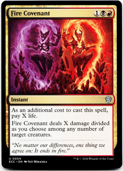 Fire Covenant [Commander: Lorwyn Eclipsed] Magic MTG ECC 0054 NM 💀🔥 - Image 3