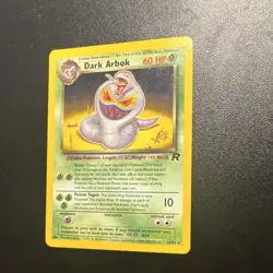 Pokemon TCG Dark Arbok [W Stamped] 19/82 Wotc Promo Regular Stamped Promo - Image 1