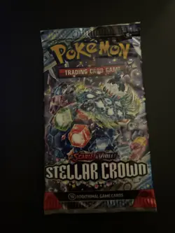 Heavy! 22.50 Gram Pokemon Stellar Crown Booster Pack Sealed - Image 2