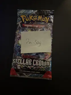 Heavy! 22.50 Gram Pokemon Stellar Crown Booster Pack Sealed - Image 4