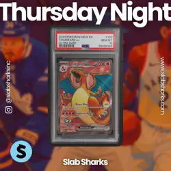 2023 POKEMON SCARLET & VIOLET 151 #183/165 CHARIZARD EX FULL ART GEM MINT PSA 10 - Image 1