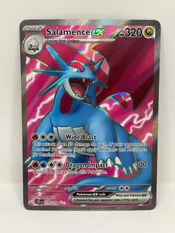 Salamence ex Ultra Rare Pokemon TCG Journey Together 177/159 - Image 1