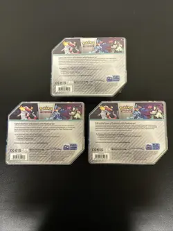 Pokemon TCG: Paldea Partners Tin - Set of 3 New Factory Sealed 15x Booster Packs - Image 2