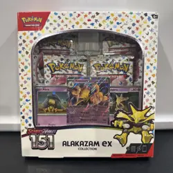 Pokemon TCG: Scarlet & Violet 151 Alakazam EX Collection Box - New Sealed - Image 1