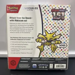 Pokemon TCG: Scarlet & Violet 151 Alakazam EX Collection Box - New Sealed - Image 2