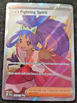 2025 Pokemon Journey Together Iris's Fighting Spirit 180/159 Holo - Image 1
