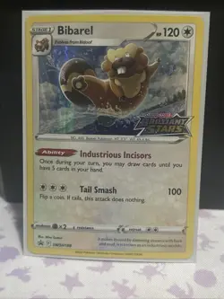 Pokemon TCG Bibarel (Prerelease Stamp) SWSH188 Sword & Shield Black Star Promo - Image 1