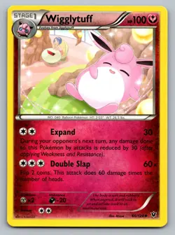 Pokemon TCG XY - Fates Collide Wigglytuff 66/124 - Image 1