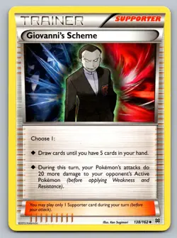Pokemon TCG XY - BREAKthrough Giovanni's Scheme 138/162 - Image 1