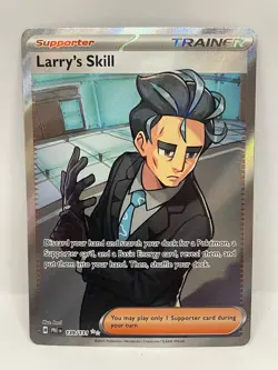 Larry's Skill Ultra Rare Pokemon TCG Prismatic Evolutions 139/131 - Image 1