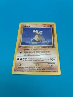 1999 Pokemon Jungle Cubone 50/64 First Edition LP - Image 5